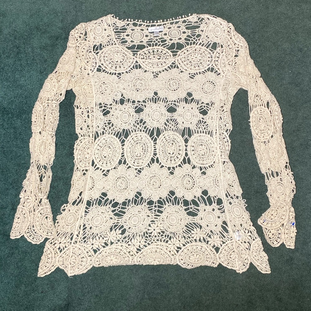 Vintage Beige Blouse